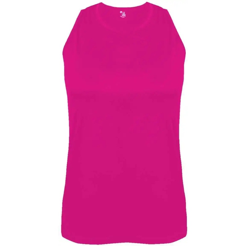 Badger Sport 8962 B-Core Ladies Singlet – Hot Pink