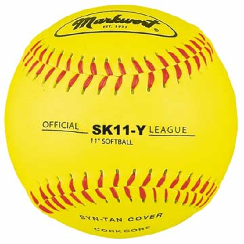 Markwort Synthetic Softball 11 Yellow – Dozen