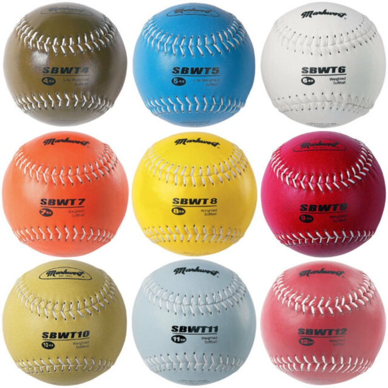 Weighted Leather Softball – 12