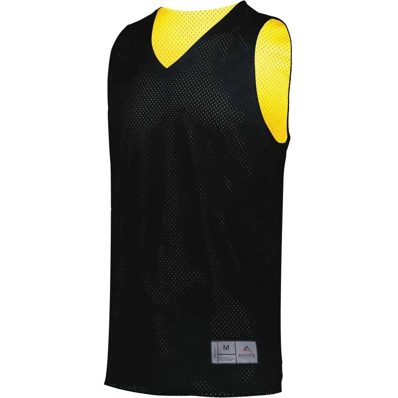 Augusta 161 Tricot Mesh Reversible Jersey 2.0 – Black Gold