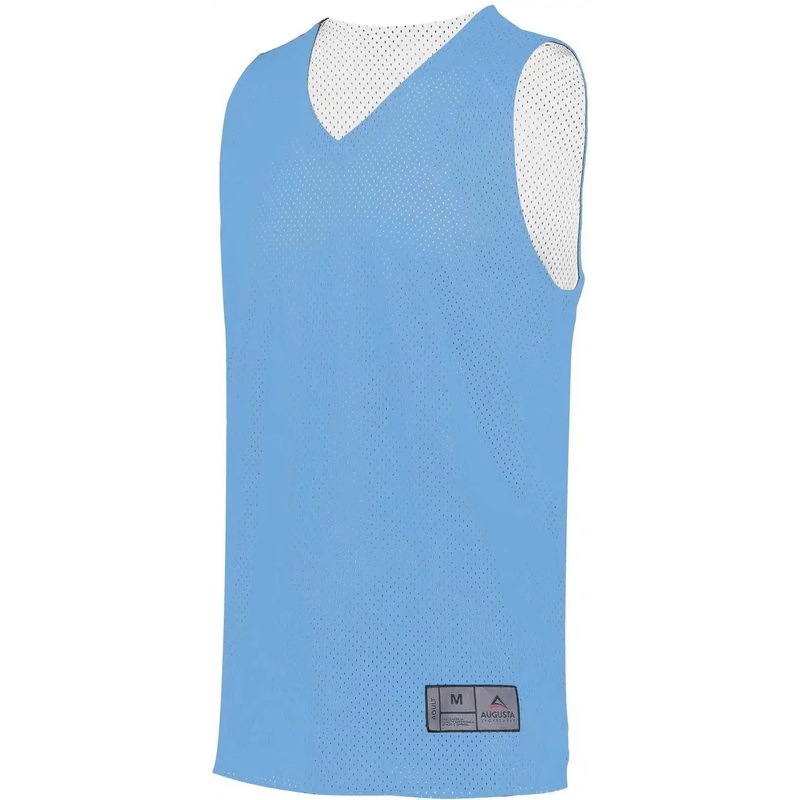 Augusta 161 Tricot Mesh Reversible Jersey 2.0 – Columbia Blue White