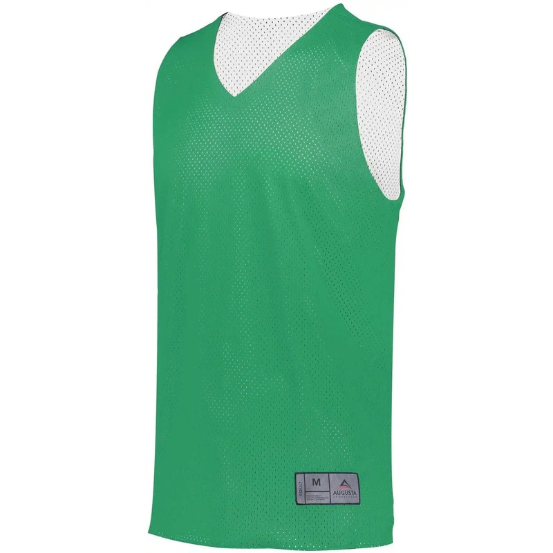 Augusta 161 Tricot Mesh Reversible Jersey 2.0 – Kelly White
