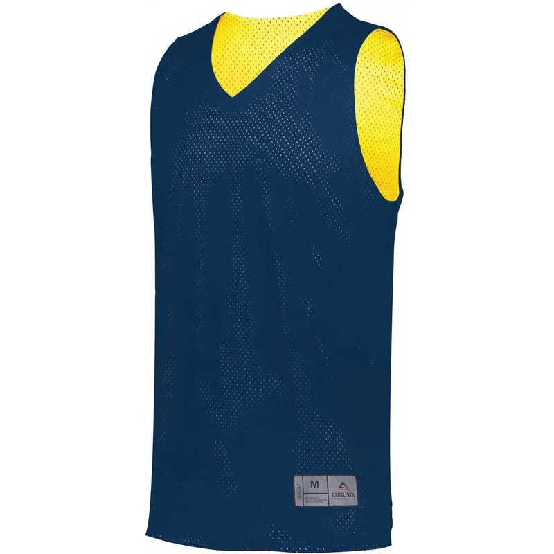 Augusta 161 Tricot Mesh Reversible Jersey 2.0 – Navy Gold