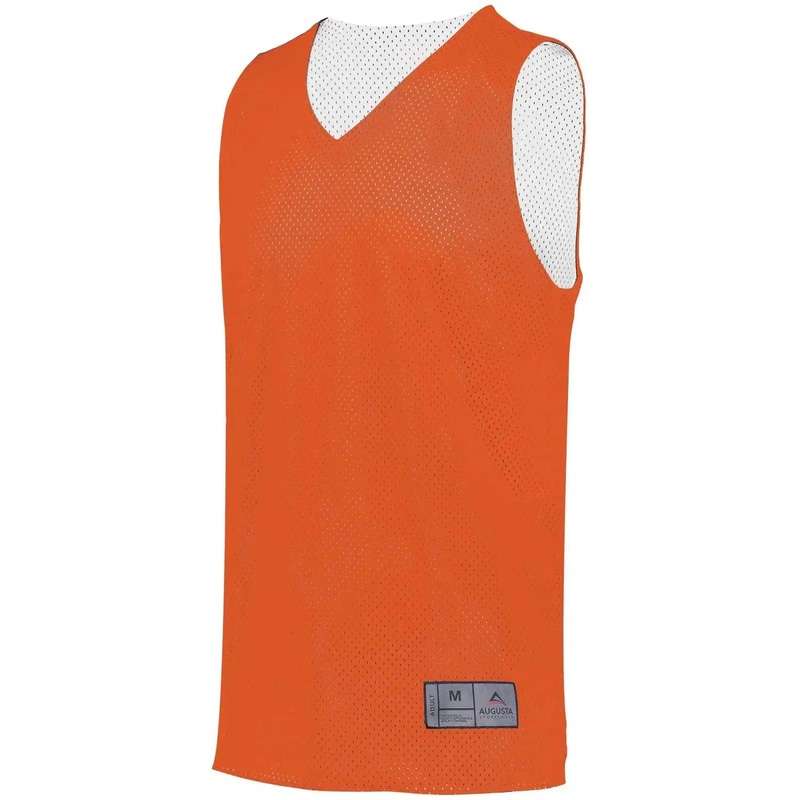 Augusta 161 Tricot Mesh Reversible Jersey 2.0 – Orange White