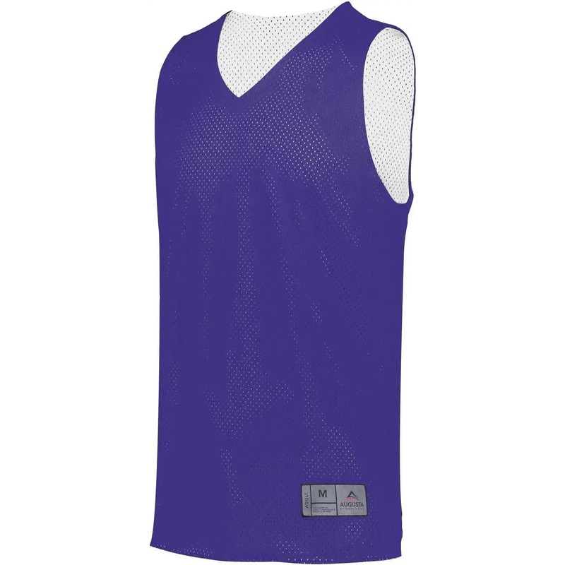 Augusta 161 Tricot Mesh Reversible Jersey 2.0 – Purple White