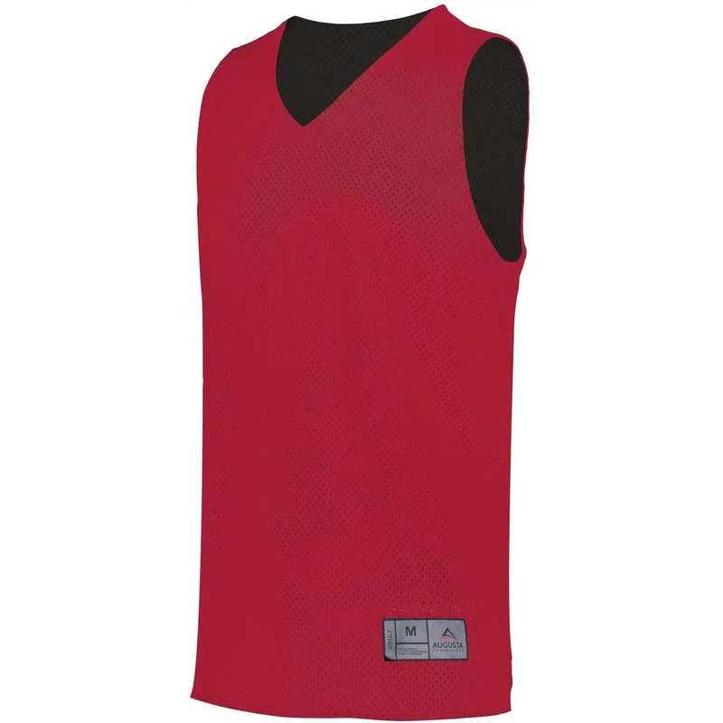 Augusta 161 Tricot Mesh Reversible Jersey 2.0 – Scarlet Black