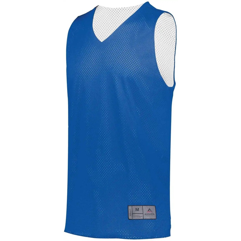 Augusta 162 Youth Tricot Mesh Reversible 2.0 Jersey – Royal White
