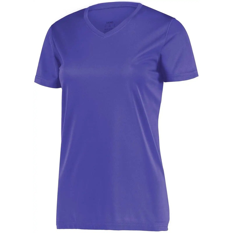 Augusta 1790 Ladies Wicking T-Shirt – Purple