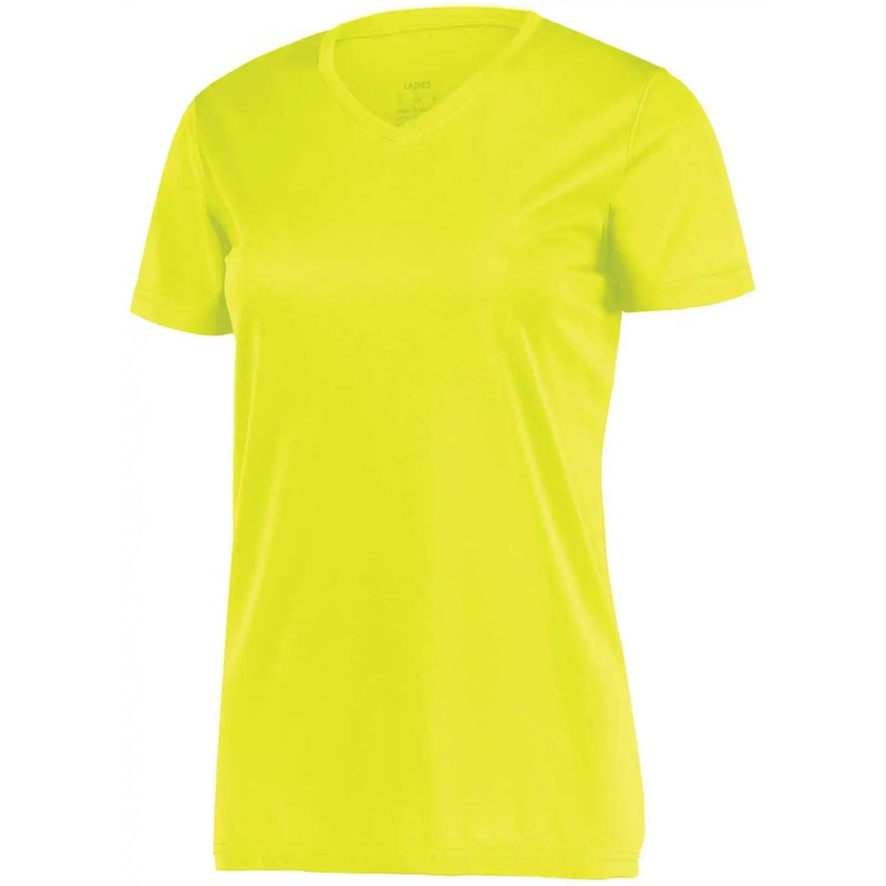 Augusta 1790 Ladies Wicking T-Shirt – Safety Yellow