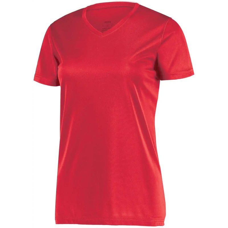 Augusta 1790 Ladies Wicking T-Shirt – Scarlet
