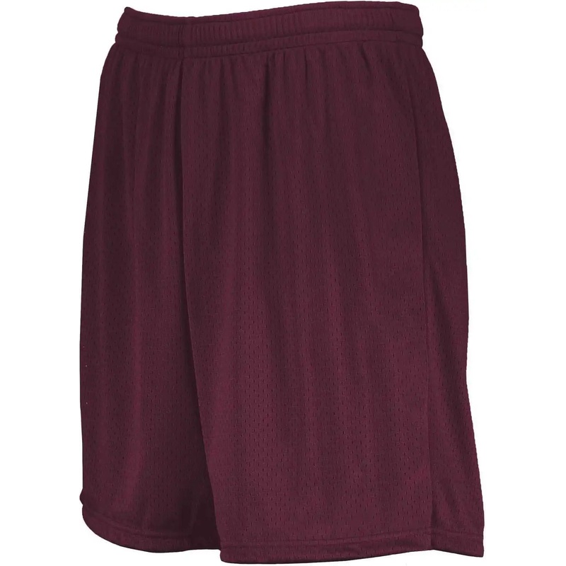 Augusta 1850 7-Inch Modified Mesh Shorts – Maroon (Hlw)