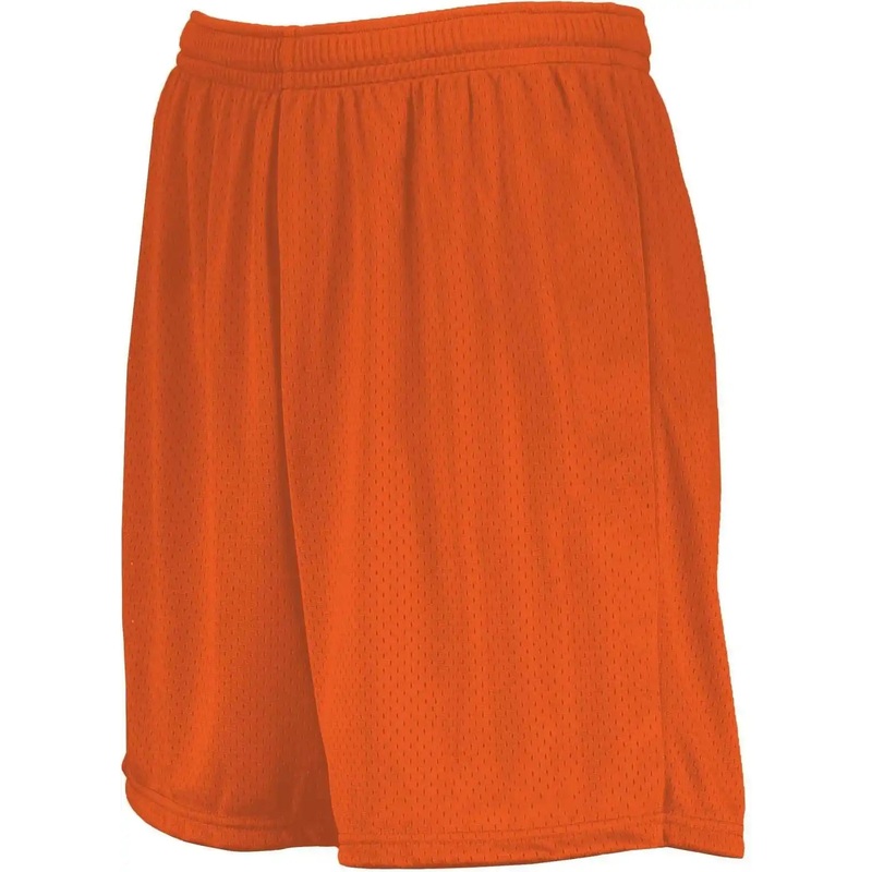 Augusta 1851 Youth Modified Mesh Shorts – Orange