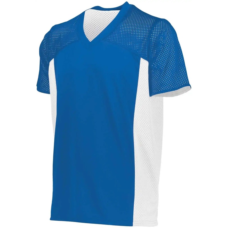 Augusta 264 Reversible Flag Football Jersey – Royal White