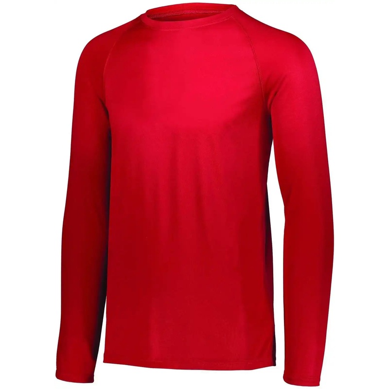 Augusta 2795 Attain Wicking Long Sleeve Shirt – Scarlet