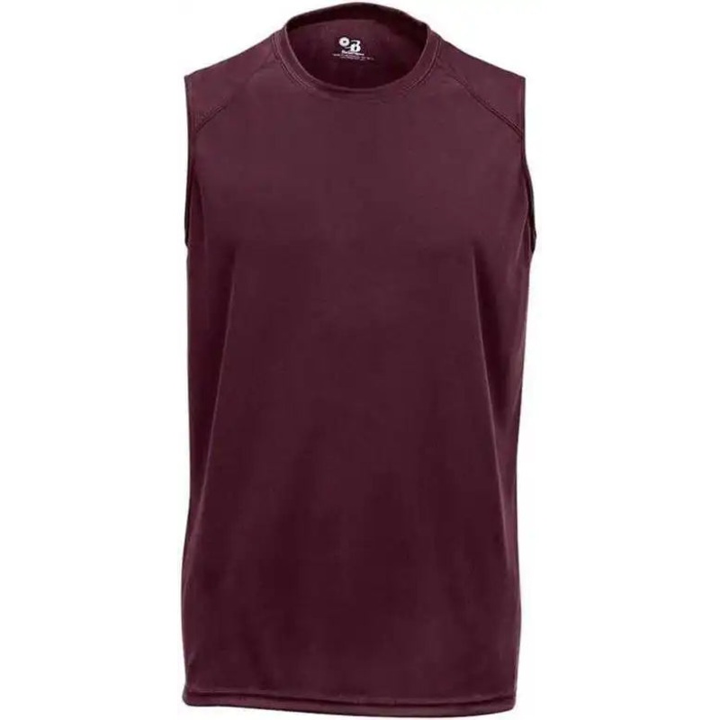 Badger Sport 2130 B-Core Sleeve Youth Tee – Maroon
