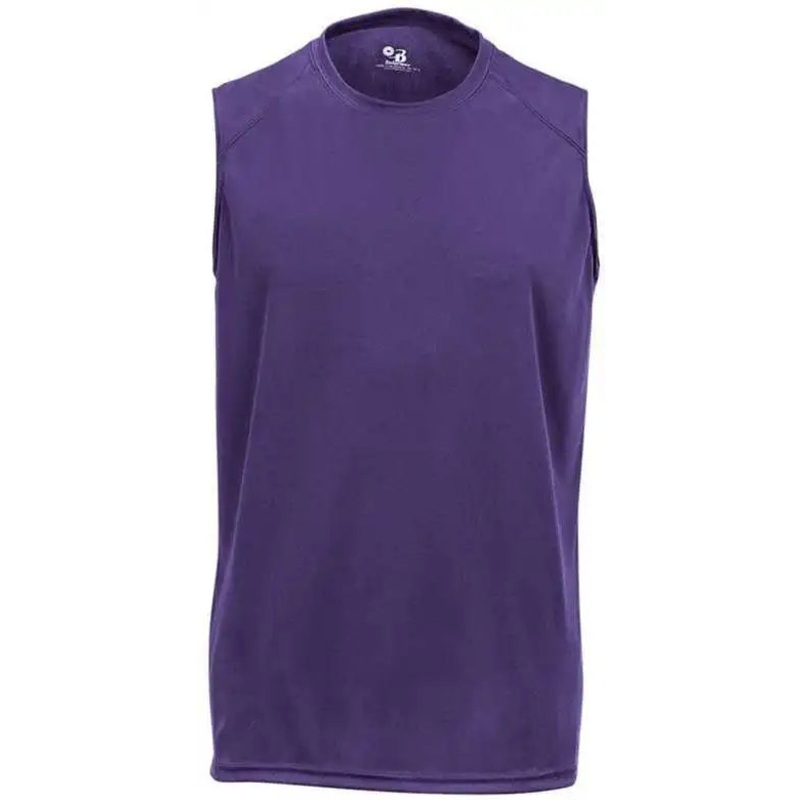 Badger Sport 2130 B-Core Sleeve Youth Tee – Purple