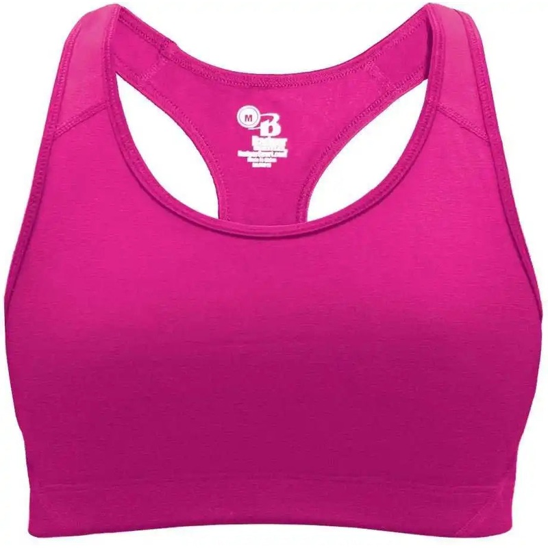 Badger Sport 2636 B-Sport Girls Bra Top – Hot Pink