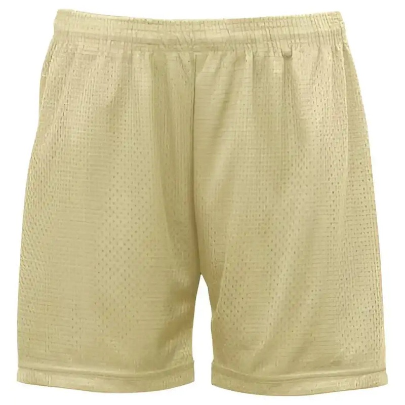 Badger Sport 7216 Ladies Mesh/Tricot Short – Vegas Gold