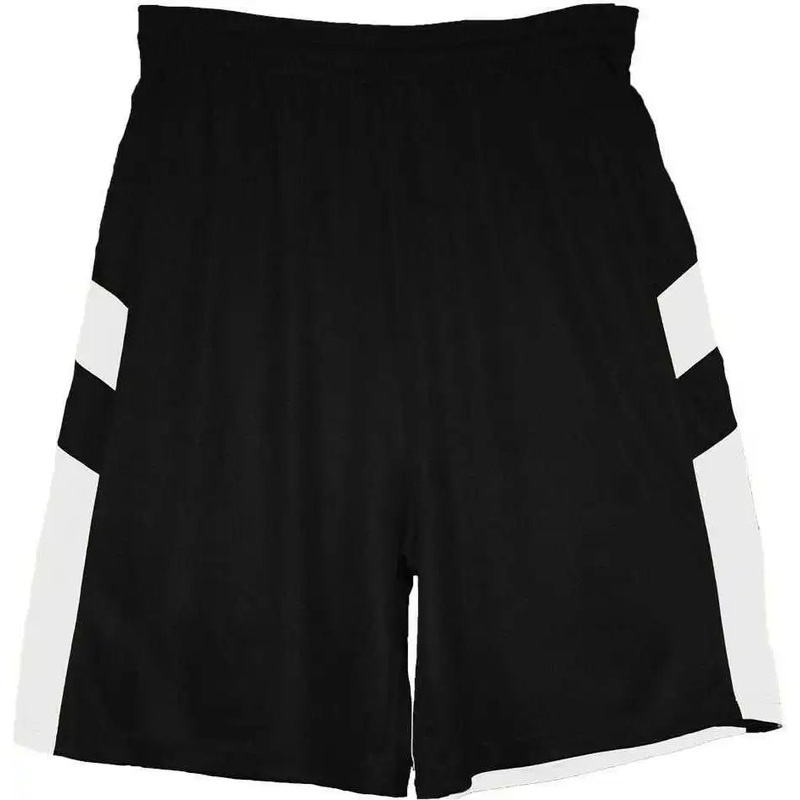 Badger Sport 7266 B-Pivot Reversible Adult Short – Black White