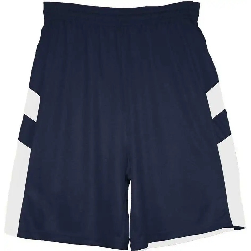 Badger Sport 7266 B-Pivot Reversible Adult Short – Navy White