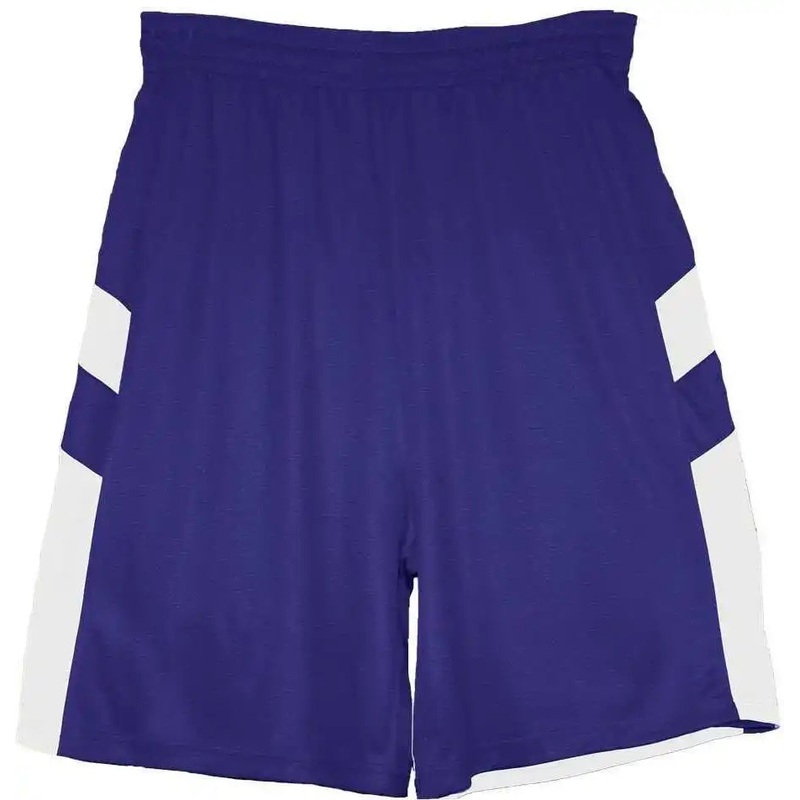 Badger Sport 7266 B-Pivot Reversible Adult Short – Royal White