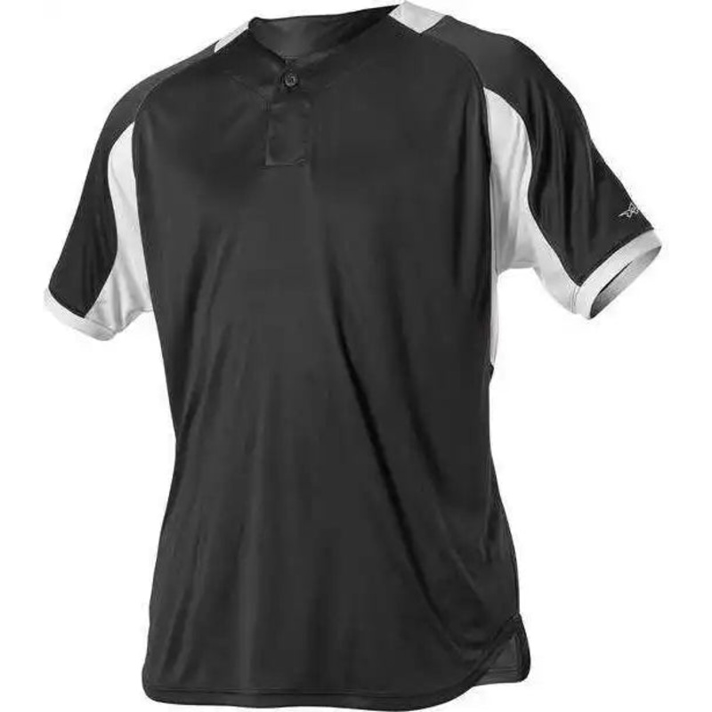 Alleson Athletic 5081B Adult Baseball Jersey – Black White