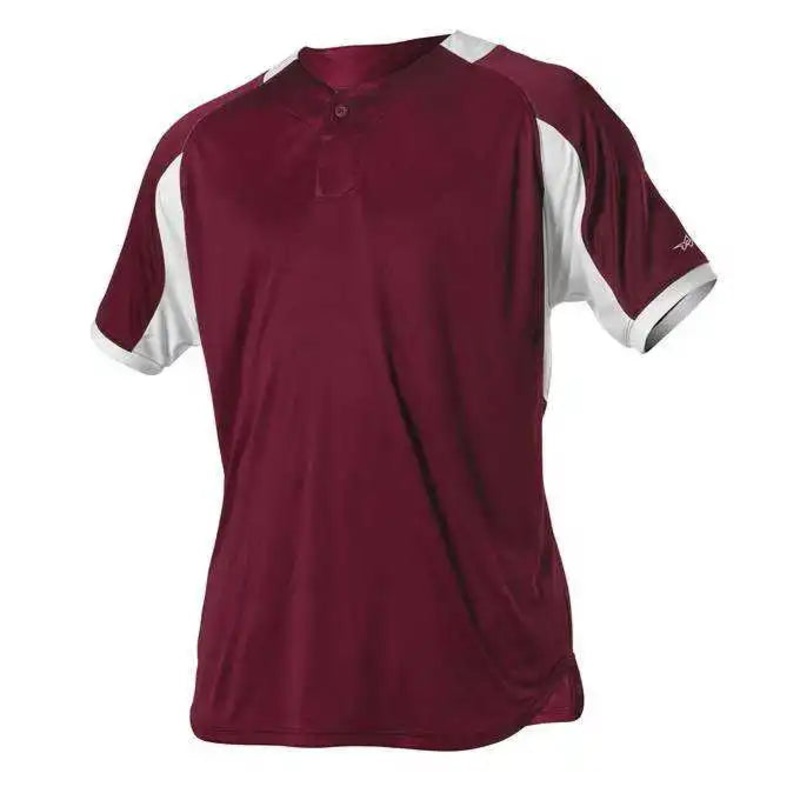Alleson Athletic 5081B Adult Baseball Jersey – Light Maroon White