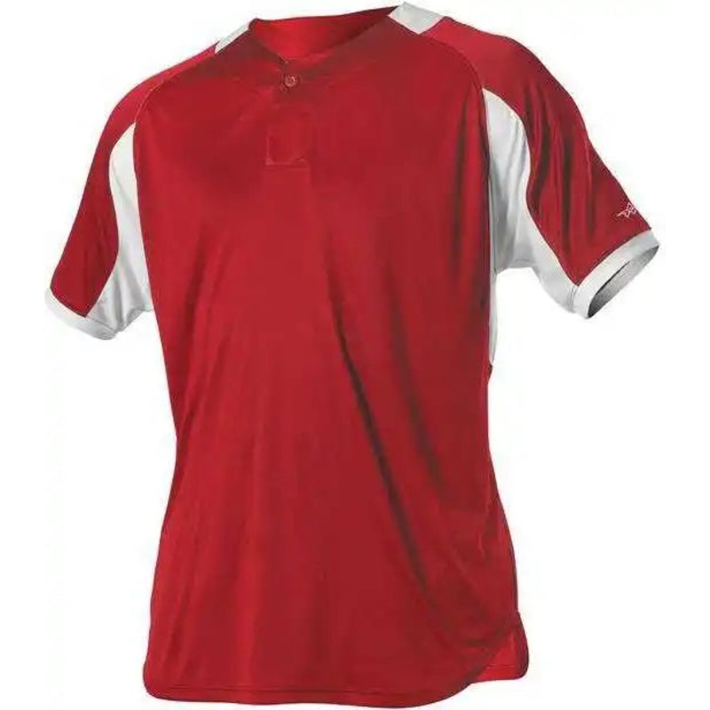 Alleson Athletic 5081B Adult Baseball Jersey – Red White