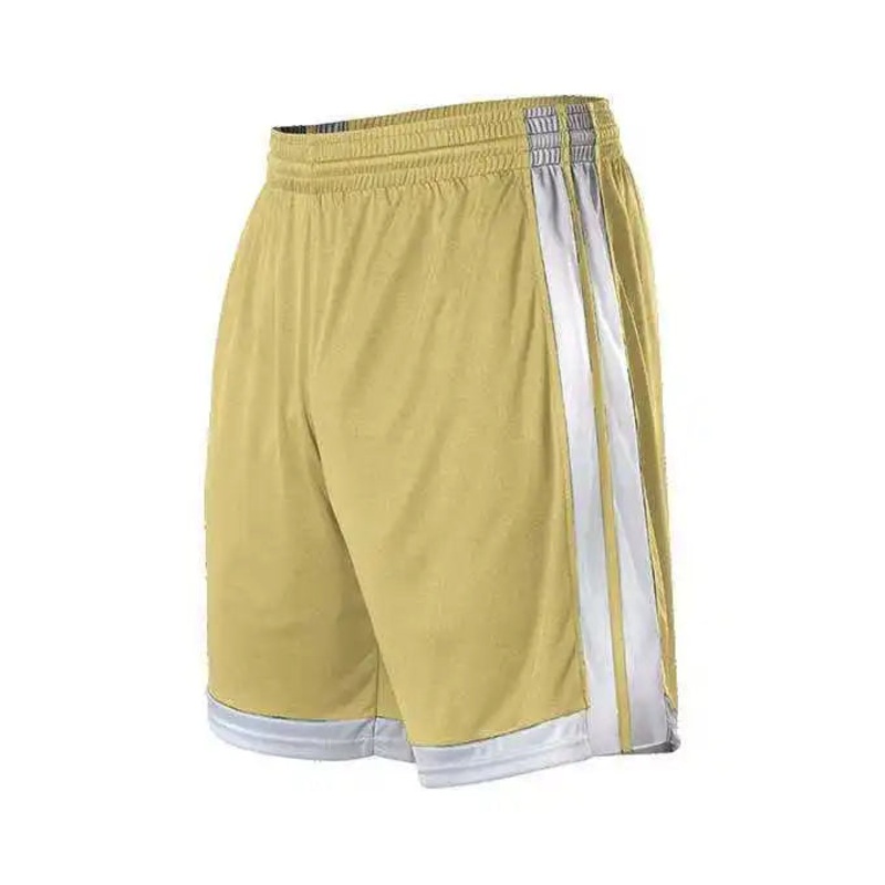 Alleson Athletic 538PW Womens Single Ply Basketball Short – Vegas Gold White