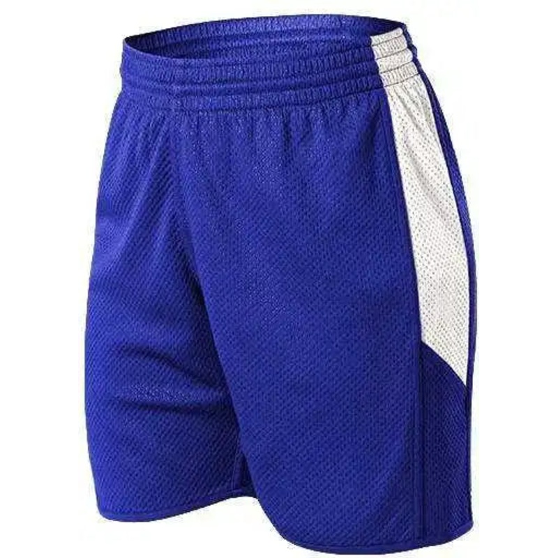 Alleson Athletic 589PSPW Womens Single Ply Reversible Short – Royal White