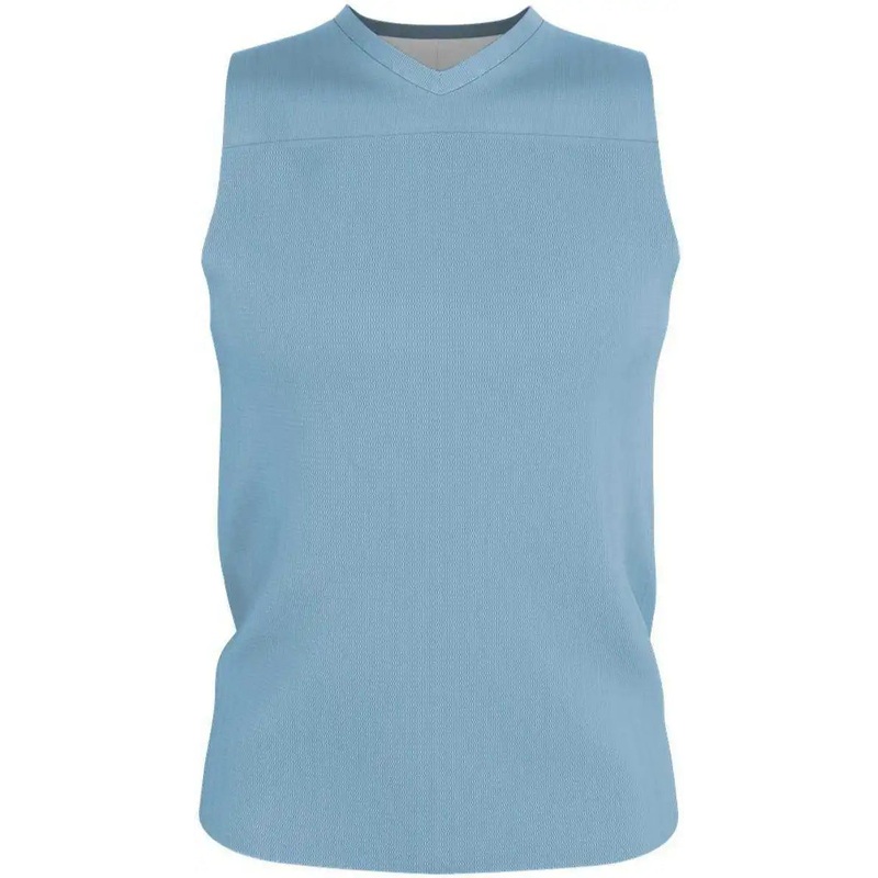 Alleson Athletic A105BA Adult NBA Blank Reversible Game Jersey – Sky Blue White