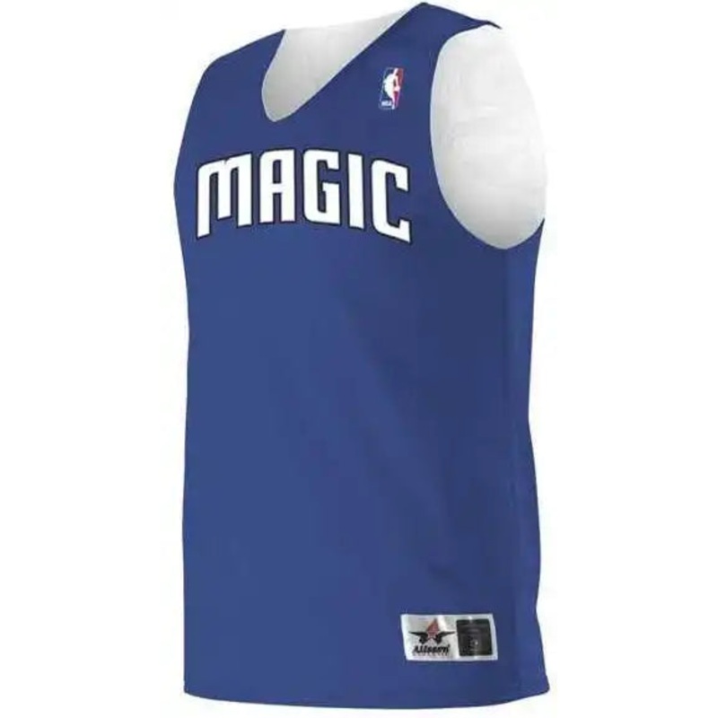 Alleson Athletic A115LA Adult NBA Logo’d Reversible Jersey – Royal White Orlando Magic