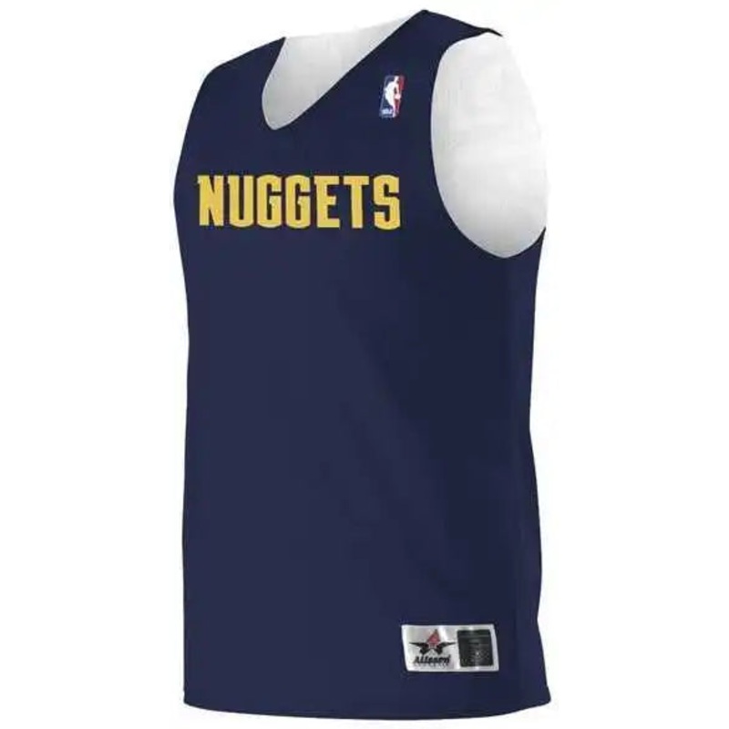 Alleson Athletic A115LY Youth NBA Logo’d Reversible Jersey – Denver Nuggets