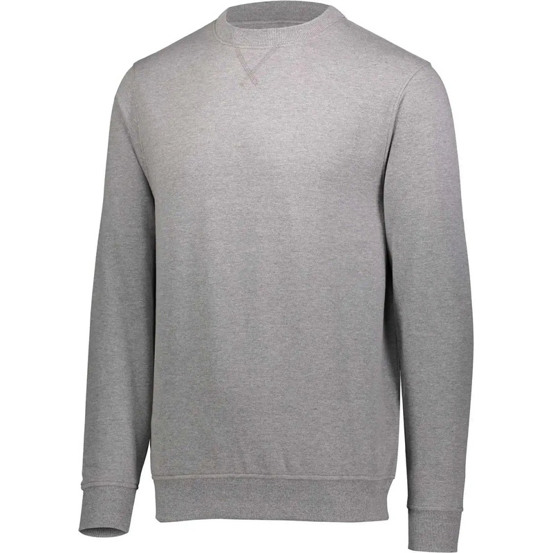 Augusta 5416 60/40 Fleece Crewneck Sweatshirt – Charcoal Heather