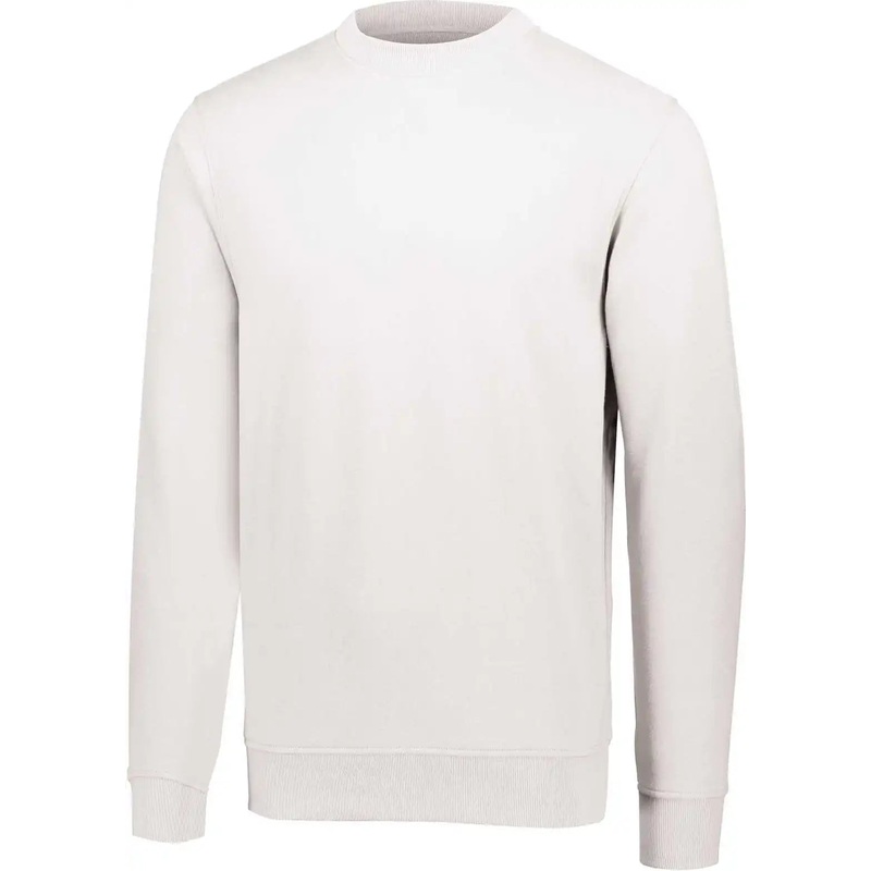 Augusta 5416 60/40 Fleece Crewneck Sweatshirt – White