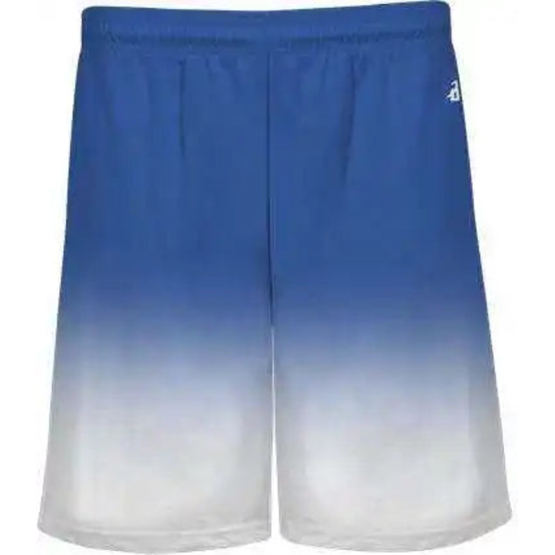 Badger Sport 2206 Ombre Youth Short – Royal White