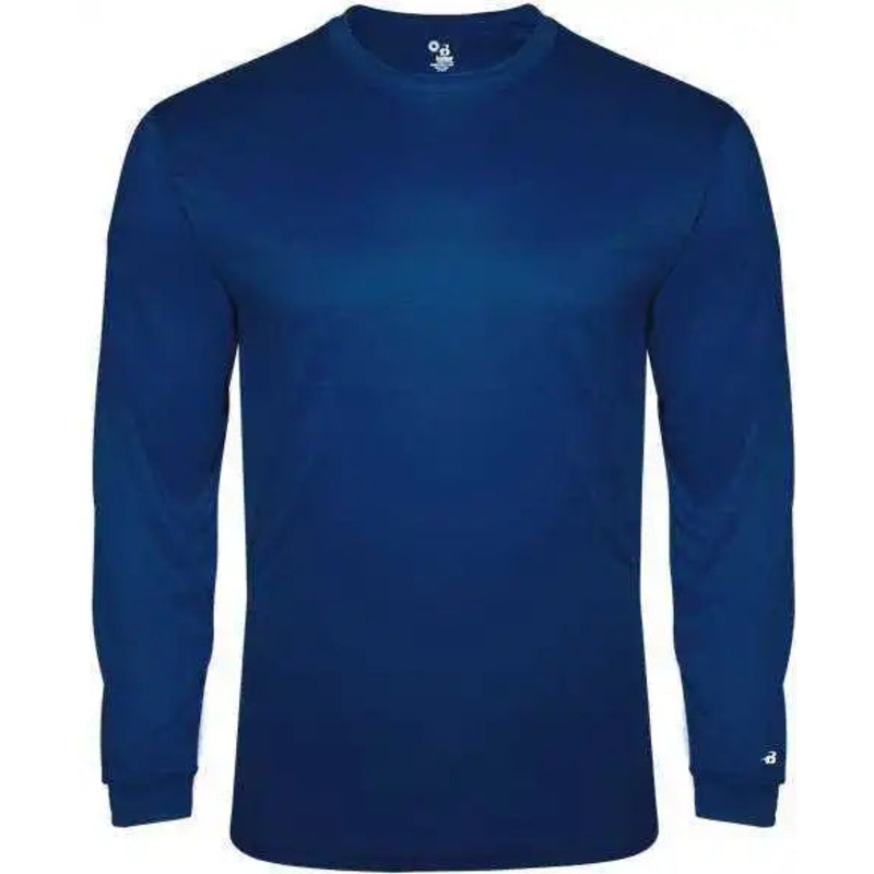 Badger Sport 2944 Tri-Blend Long Sleeve Youth Tee – Royal