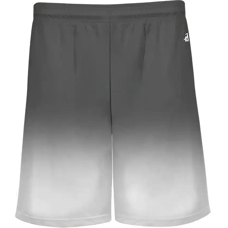 Badger Sport 4206 Ombre Short – Graphite White