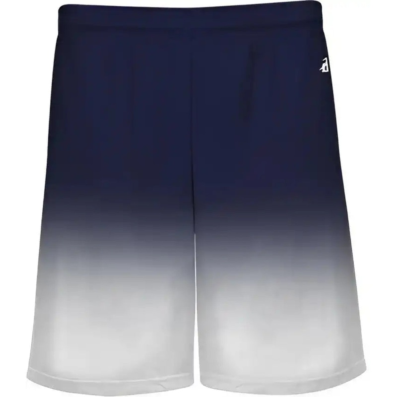 Badger Sport 4206 Ombre Short – Navy White