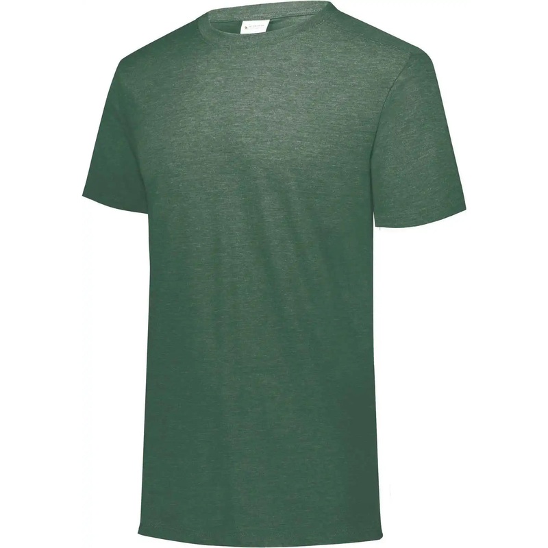 Augusta 3065 Tri-Blend T-Shirt – Dark Green Heather