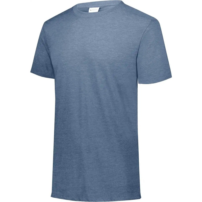 Augusta 3065 Tri-Blend T-Shirt – Storm Heather