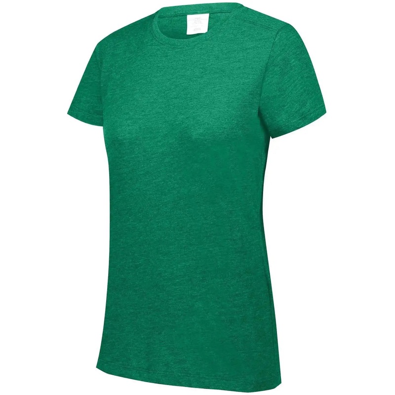 Augusta 3067 Ladies Tri-Blend T-Shirt – Kelly Heather