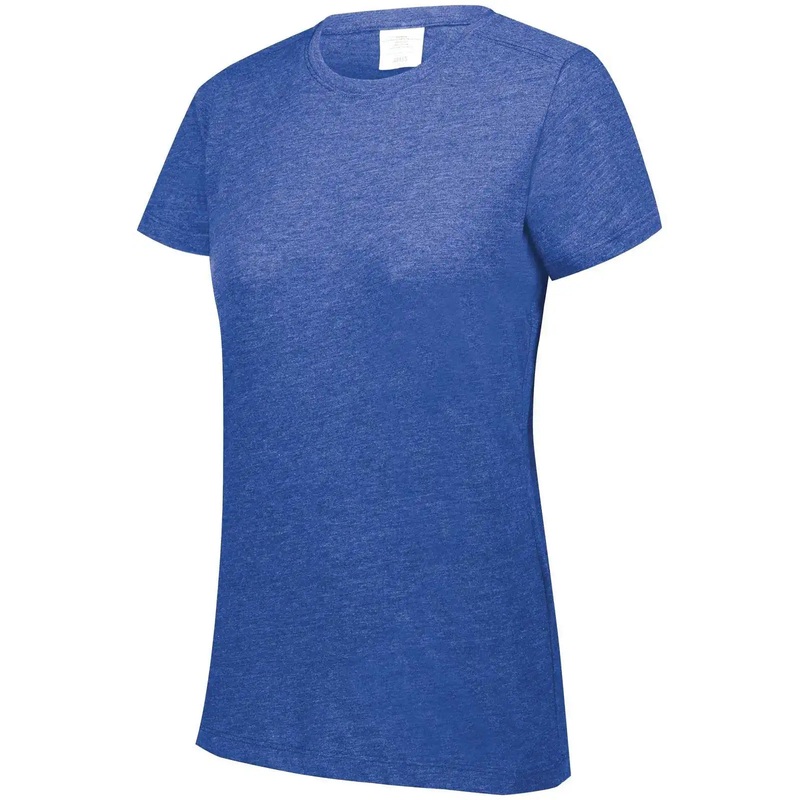 Augusta 3067 Ladies Tri-Blend T-Shirt – Royal Heather