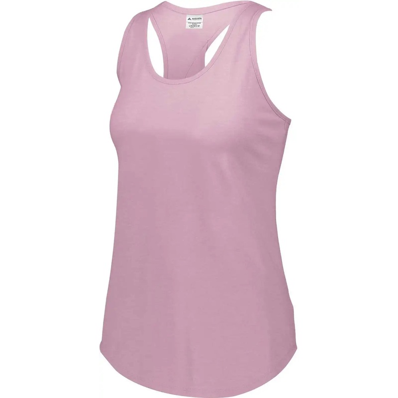 Augusta 3078 Ladies Lux Tri-Blend Tank – Dusty Rose Heather