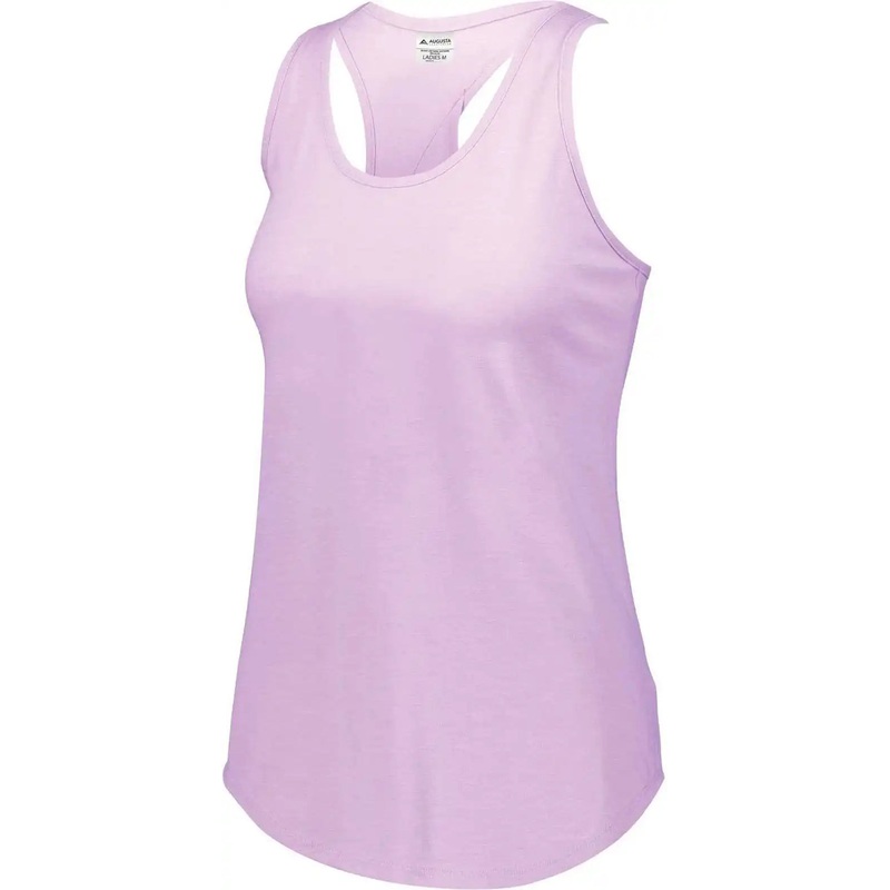 Augusta 3078 Ladies Lux Tri-Blend Tank – Light Lavender Heather