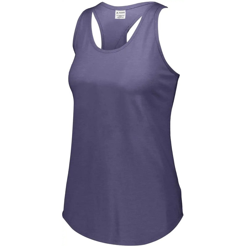 Augusta 3078 Ladies Lux Tri-Blend Tank – Navy Heather