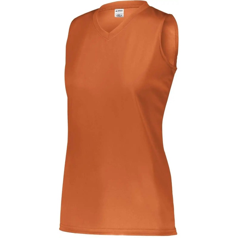Augusta 4795 Girls Attain Wicking Sleeveless Jersey – Orange