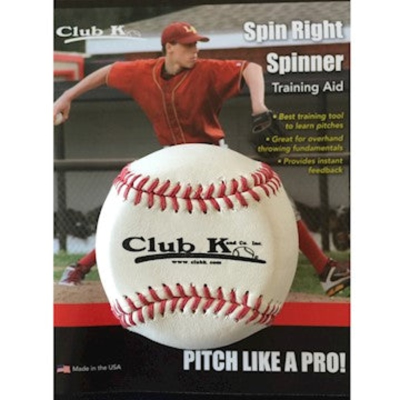 Club K Spin Right Spinner Baseball – White