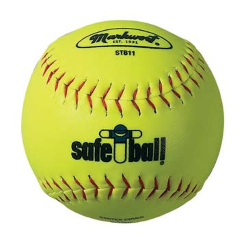 Markwort Safe-T-Ball Softball – 11 – 6.2oz – Yellow – Dozen
