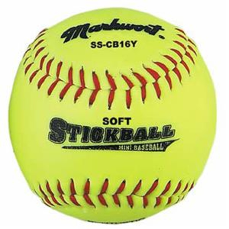 Markwort Soft Safe Corkball Style Mini-Baseball – Yellow